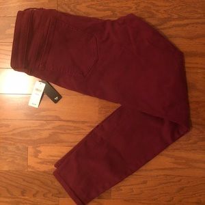 Dark red legging jeans NWT Gap Sz 8
